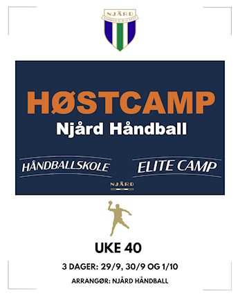 Høstcamp håndball 2025